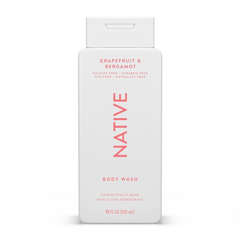 Native Body Wash Grapefruit & Bergamot 18oz - 2 Pk